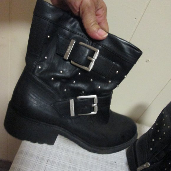 Circus Sam  DANNELLY  Booties Boots Ankle Studded Buckles, Size 8.5 - Picture 2 of 7